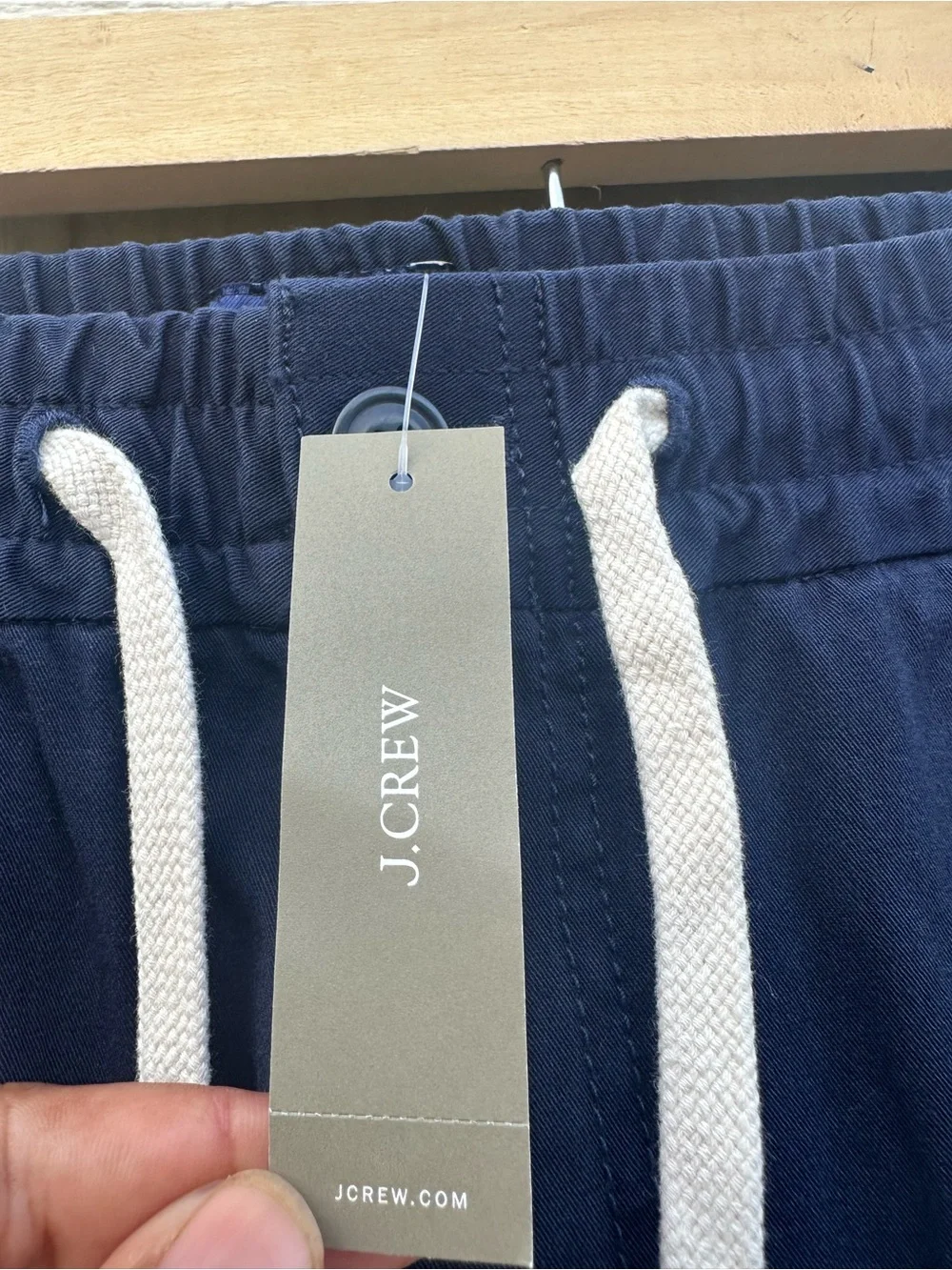 J.Crew Dock Pant Mens M Navy Blue New NWT Cotton Blend Stretch AV223